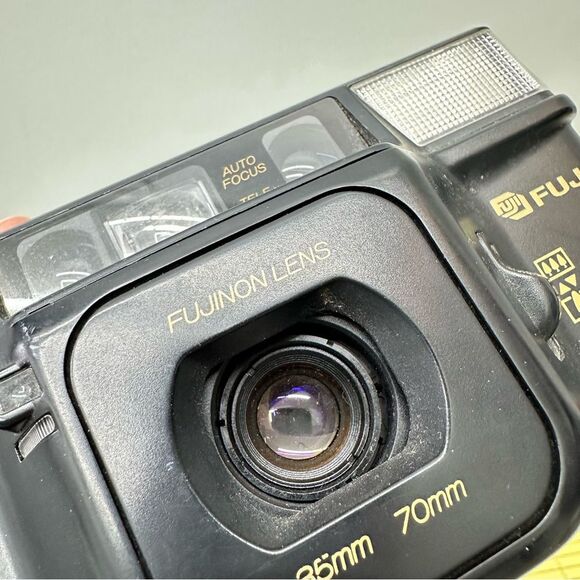 vintage Fuji DL-400 tele 35mm camera.  instruction manual, kodak film - Picture 4 of 7